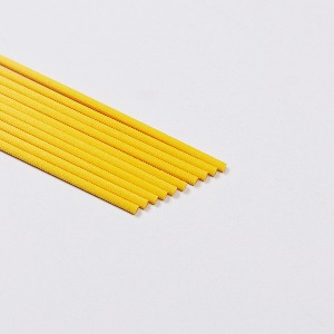 컬러 섬유 스틱 4mm x 30cm (노란색)
